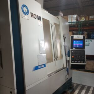 Centro de Usinagem CNC Romi D800 – Ano 2021 – Configuração Completa