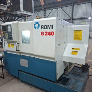 Torno CNC Romi G240 – Ano 2007 – Pronto para Produção