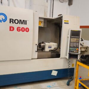 Centro de Usinagem CNC Romi D600 com 4º Eixo – Fanuc