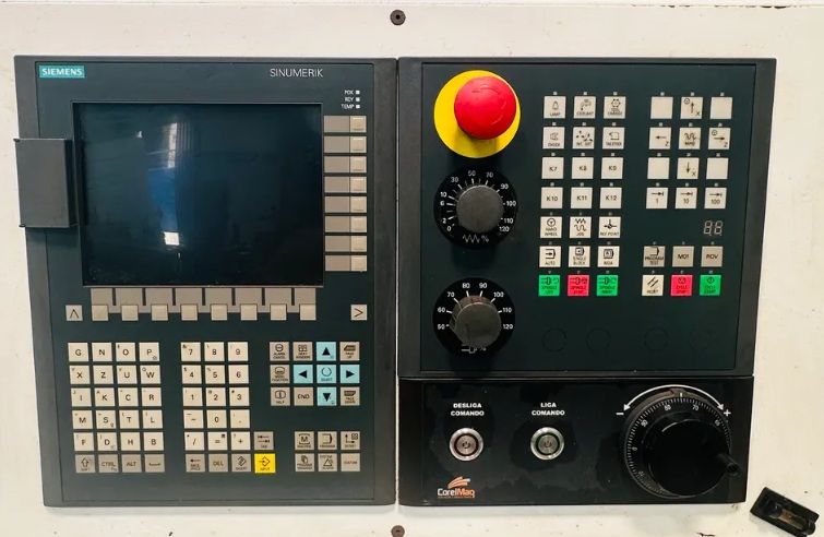 Torno CNC Romi Cosmos 10G – Siemens – Retrofit 2022 – Torre + Gang - Imagem 2