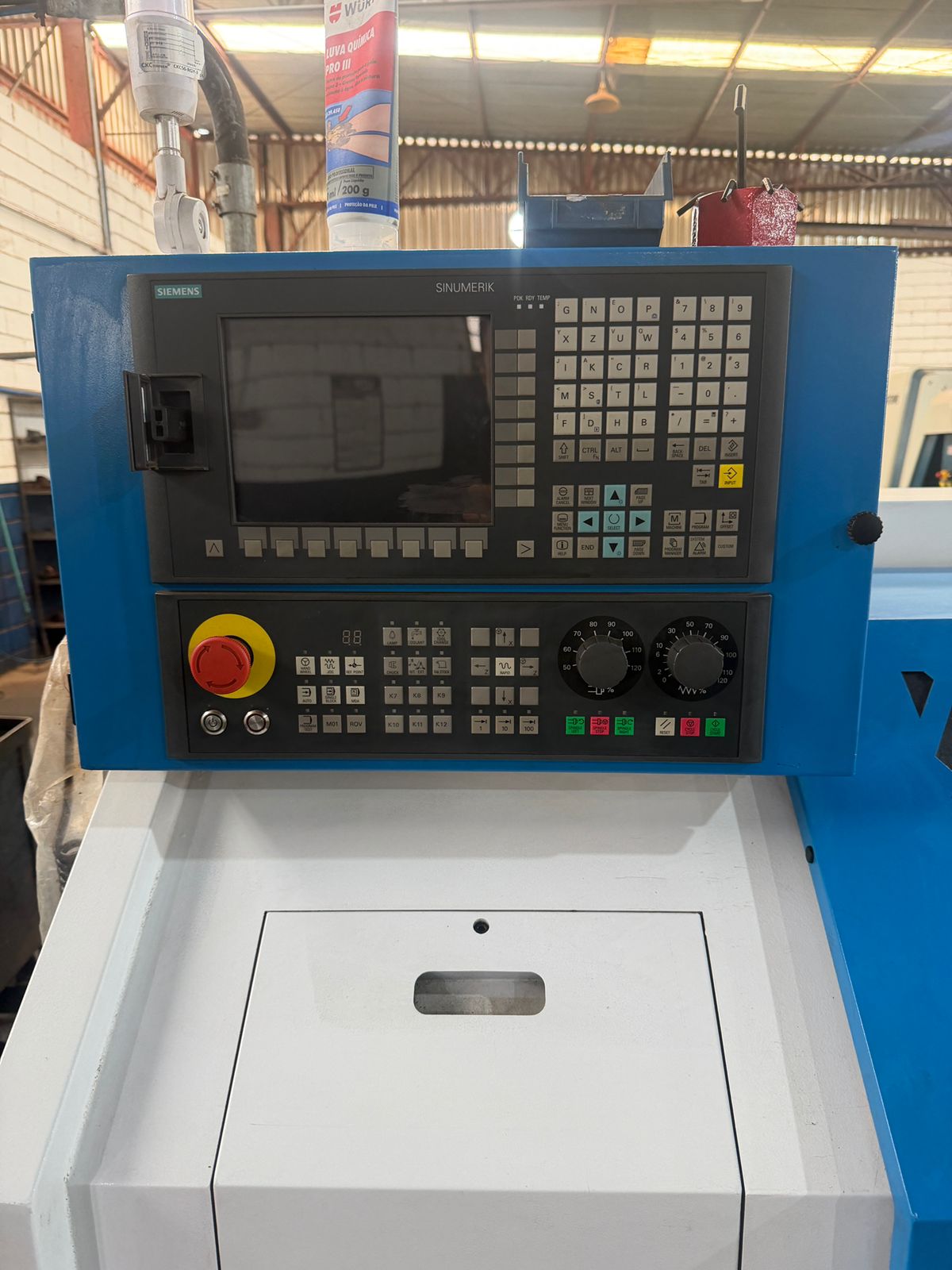 Torno CNC ITB 150 Siemens 808D Ano 2025 150x350 mm Placa Hidráulica - Imagem 3