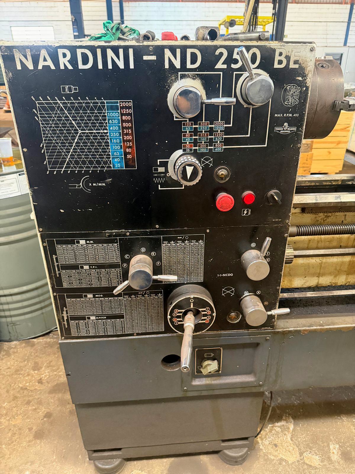 Torno Mecânico Nardini ND-250 BE 500 x 800 mm Placa 200 mm - Imagem 2