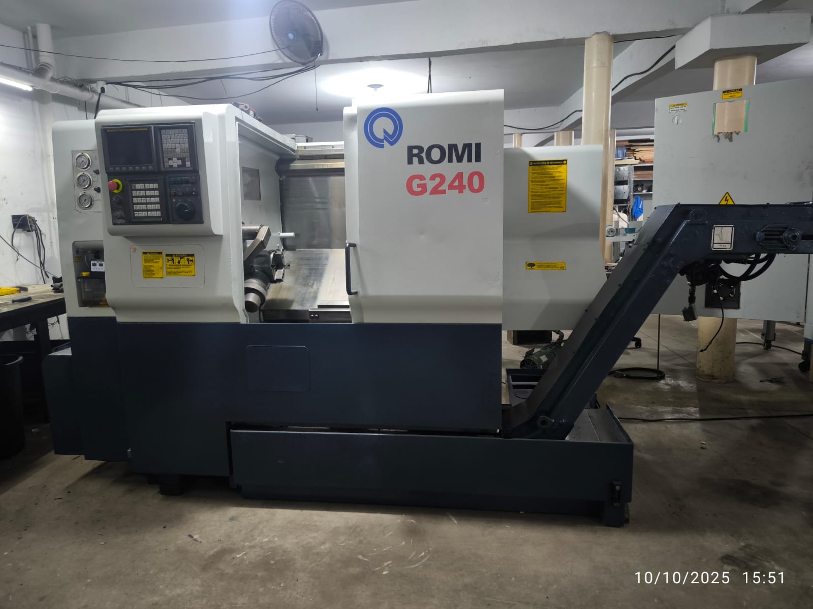 torno cnc romi g240
