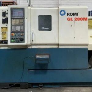 Torno CNC Romi GL 280M Fanuc com Ferramenta Acionada