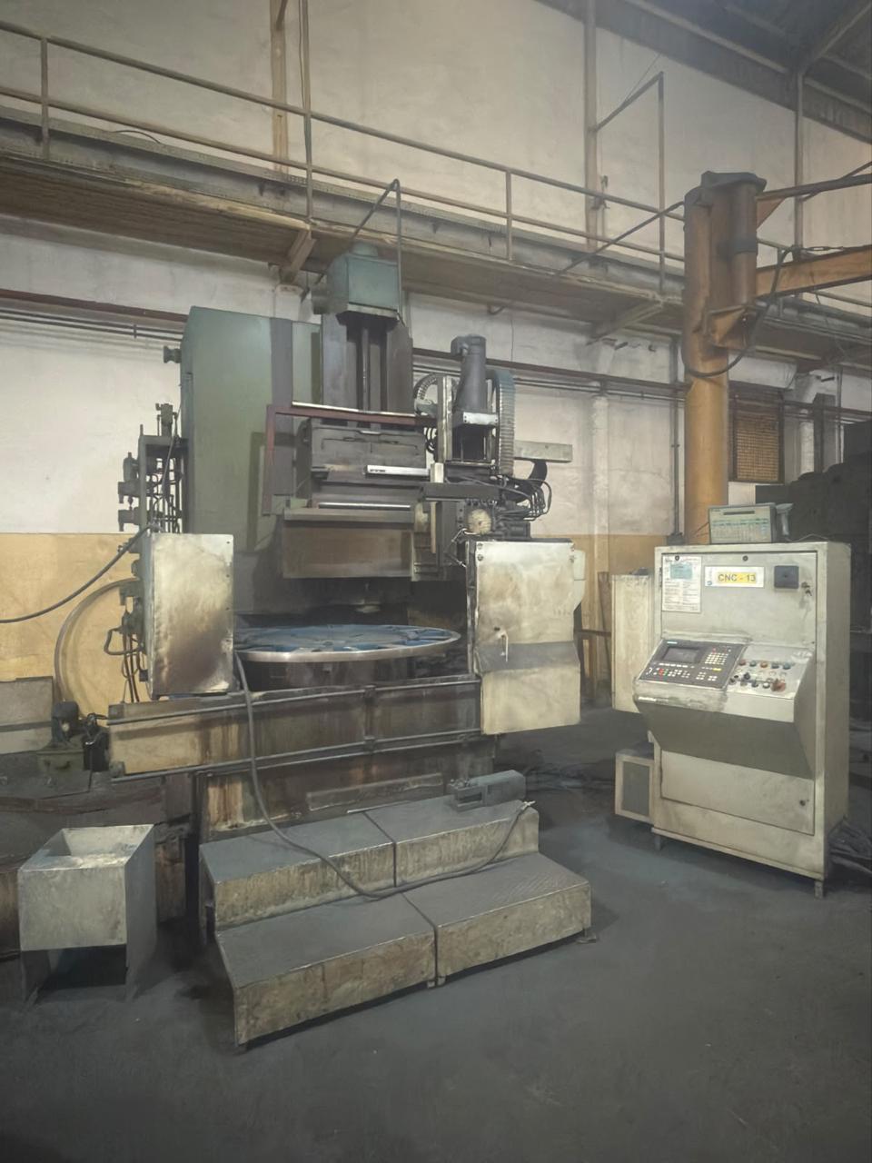Torno Vertical CNC – Passagem Ø1.500 mm – Comando Siemens